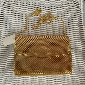 NWT Gold vintage purse